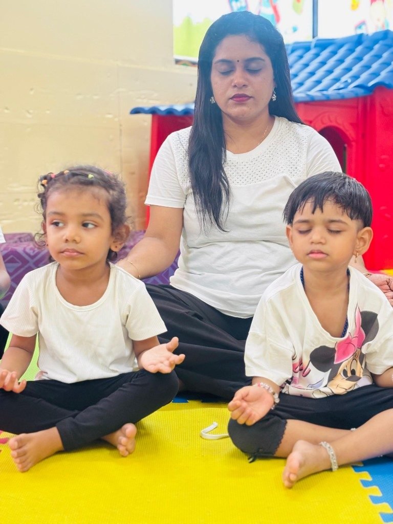 Calm supervised rest and mindfulness for Pre-KG children